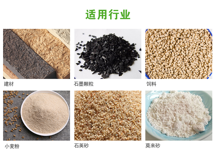 高頻振動篩主要用于化工，建材，石墨顆粒，飼料，小麥粉，石英砂，豆?jié){，果汁等各種物料的干法、濕法篩分、分級、脫水，過濾。